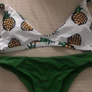 NWT Pineapple bathing suit